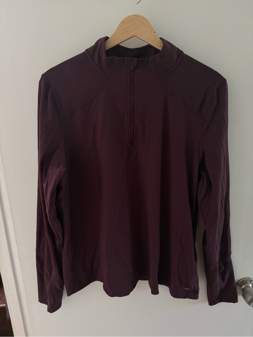 Mondetta Ribbed Long Sleeve 3/4 Zip Up Size XL